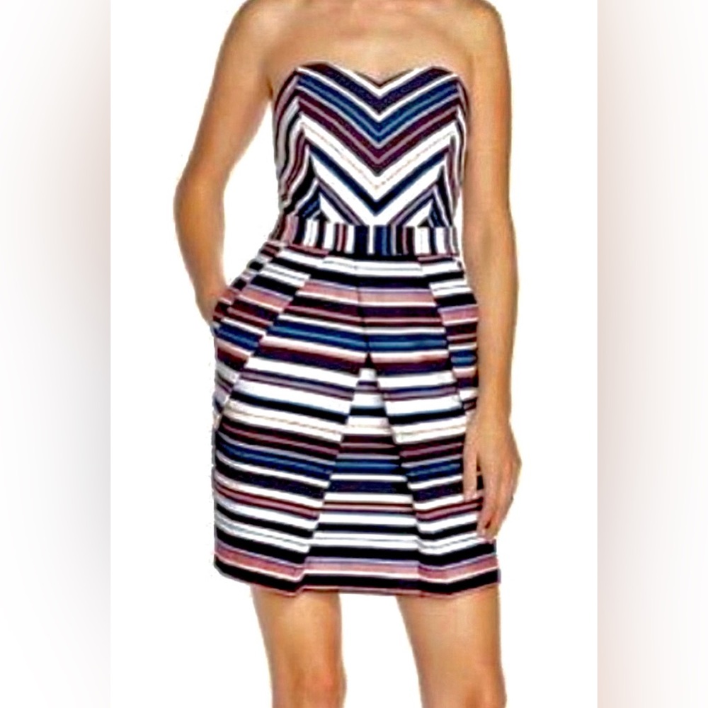 Adelyn Rae - Striped Multicolor Dress Cocktail/Party
